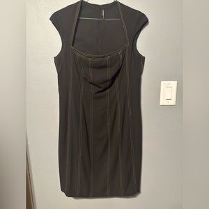 Badgley Mischka Black Sheath Dress